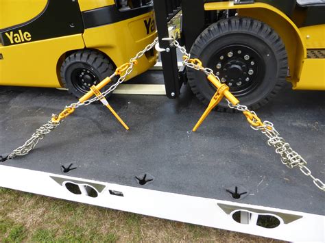 what grade chain for securing skid steer|tie down chain for trailers.